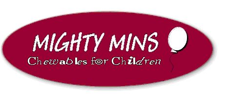 Mighty Mins - a chewable multi-vitamin mineral for children from Nutri-Spec